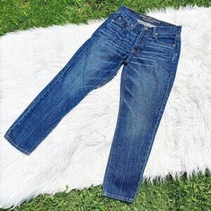 American Eagle AE Vintage Hi-Rise Size 2 Short Jeans Blue Summer Cropped Trendy